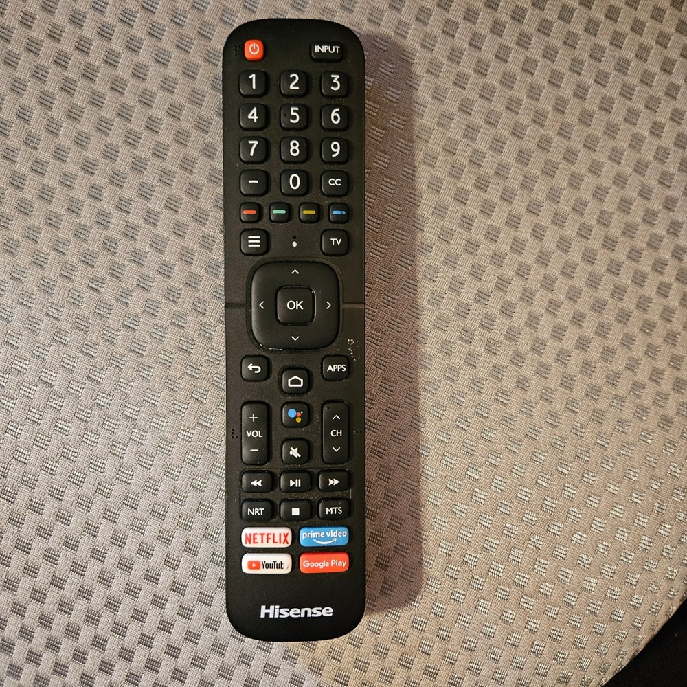 Hisense ERF2G60H Voice Remote Control for Smart TV Black Netflix Google Play‎
